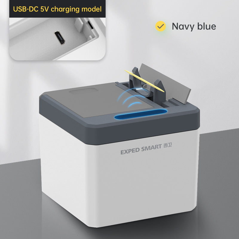 Can sense toothpick box, fully automatic innovation, home restaurant toothpick machine, hotel automatic electric pop-up toothpick cylinder