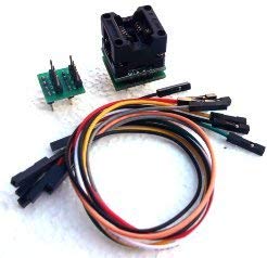 PRG-1115 GQ-4X V4 (GQ-4X4) Programmer + ADP-088 Universal SOIC8 Adapter Set, Support Chip W25Q256