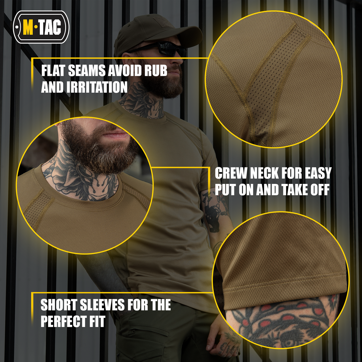 M-Tac T-Shirt Athletic Tactical Gen II (Set of 3)