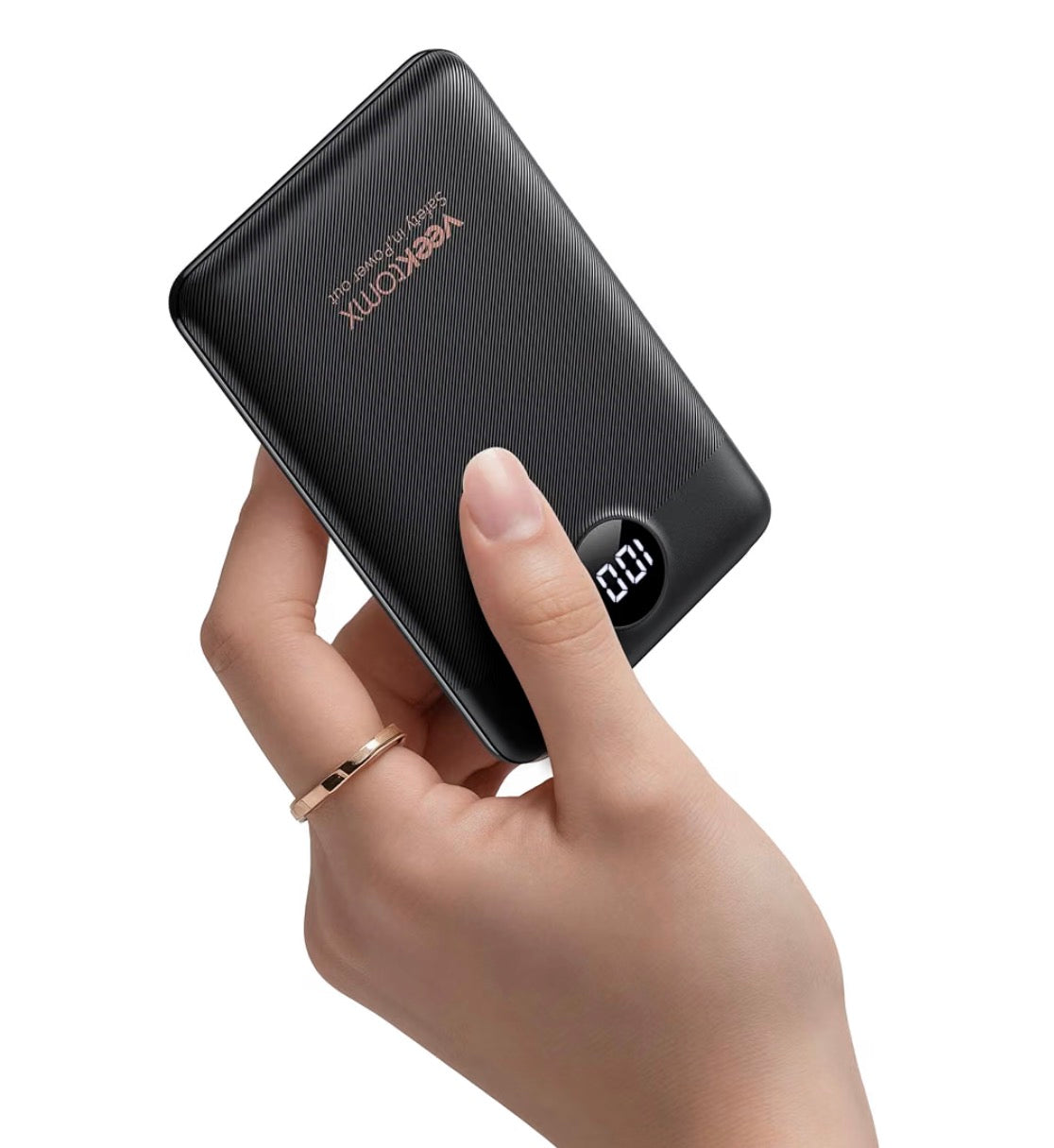 VEEKTOMX Mini Power Bank 10,000mAh | 22.5W Fast Charging Backup Power
