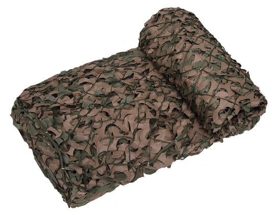 CamoSystems Pro Series - Fire Retardant Military Camouflage Netting with Mesh Attached