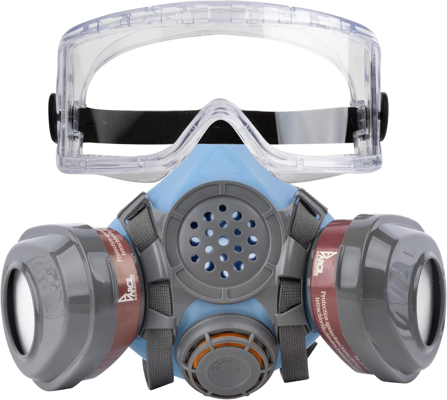 Parcil Distribution C-10 Anti-Fog, Heavy Duty, Universal-Fit Safety Glasses with Eye Protection