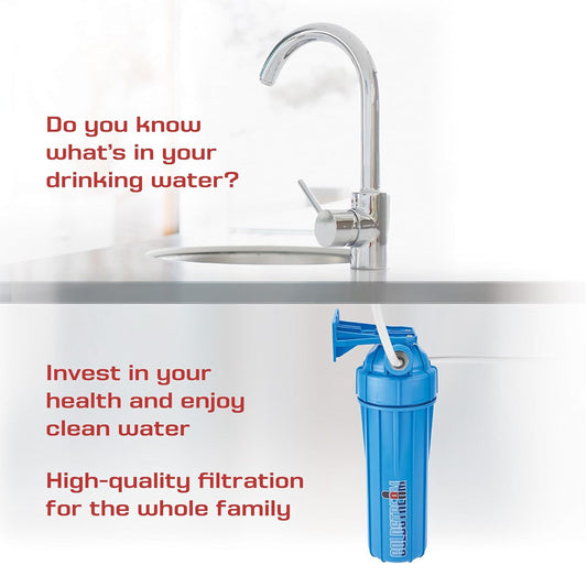 Coldstream Under Counter Water Purification System - Filter for Kitchen Sink, Under Counter Purifier, Removes PFAs, Provides Clean Water Right from Your Tap