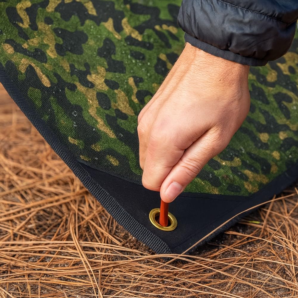 Arcturus XL Heavy Duty Survival Blanket – Insulated Reflective Thermal Camping Tarp - 8.5 FT x 12 FT (Olive Green)