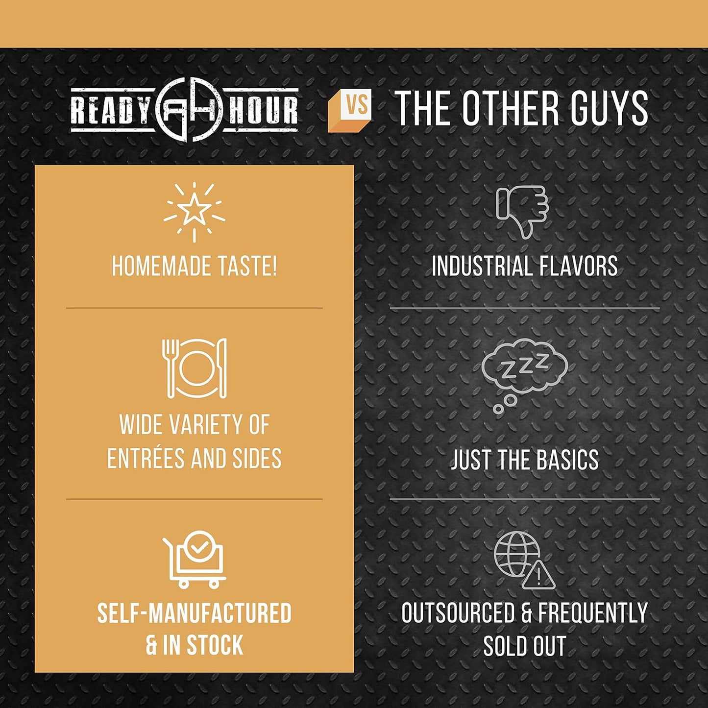 Ready Hour 120 Serving Entree Bucket-Freeze Dried Emergency Food Supply-Survival Meals with Long Shelf Life-Prepper Essentials for Disaster, Camping, Hiking, or Outdoor Use