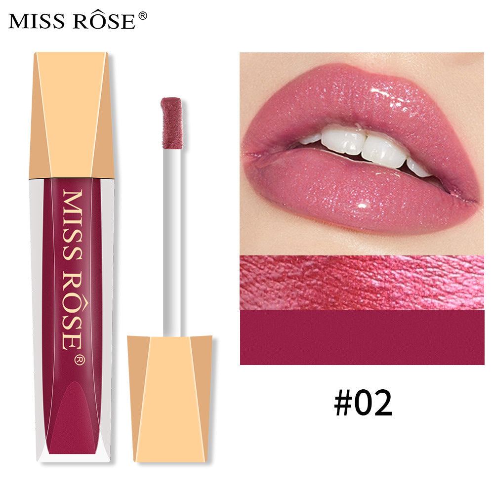 Matte Lip Gloss Liquid Pearlescent Lip Gloss Non Fading Non Stick Cup Velvet Lip Glaze Lipstick