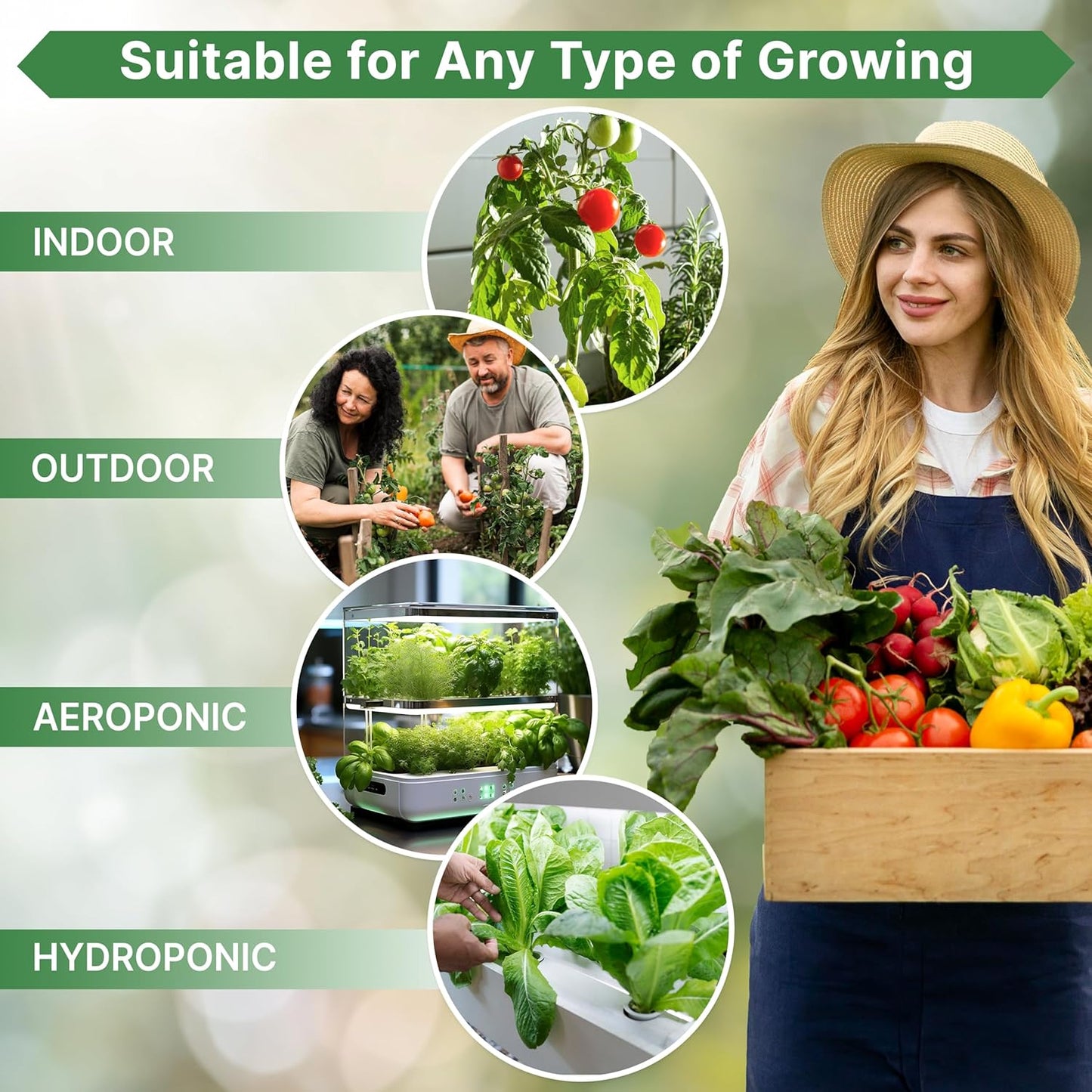 Organo Republic 25 Edible Flower Seeds Variety Pack for Indoor Outdoor Gardening - 8,000+ Non-GMO Heirloom Flower Seeds: Anise, Hyssop, Nasturtium, Pansy, Echinacea, Lavender, Chives & More