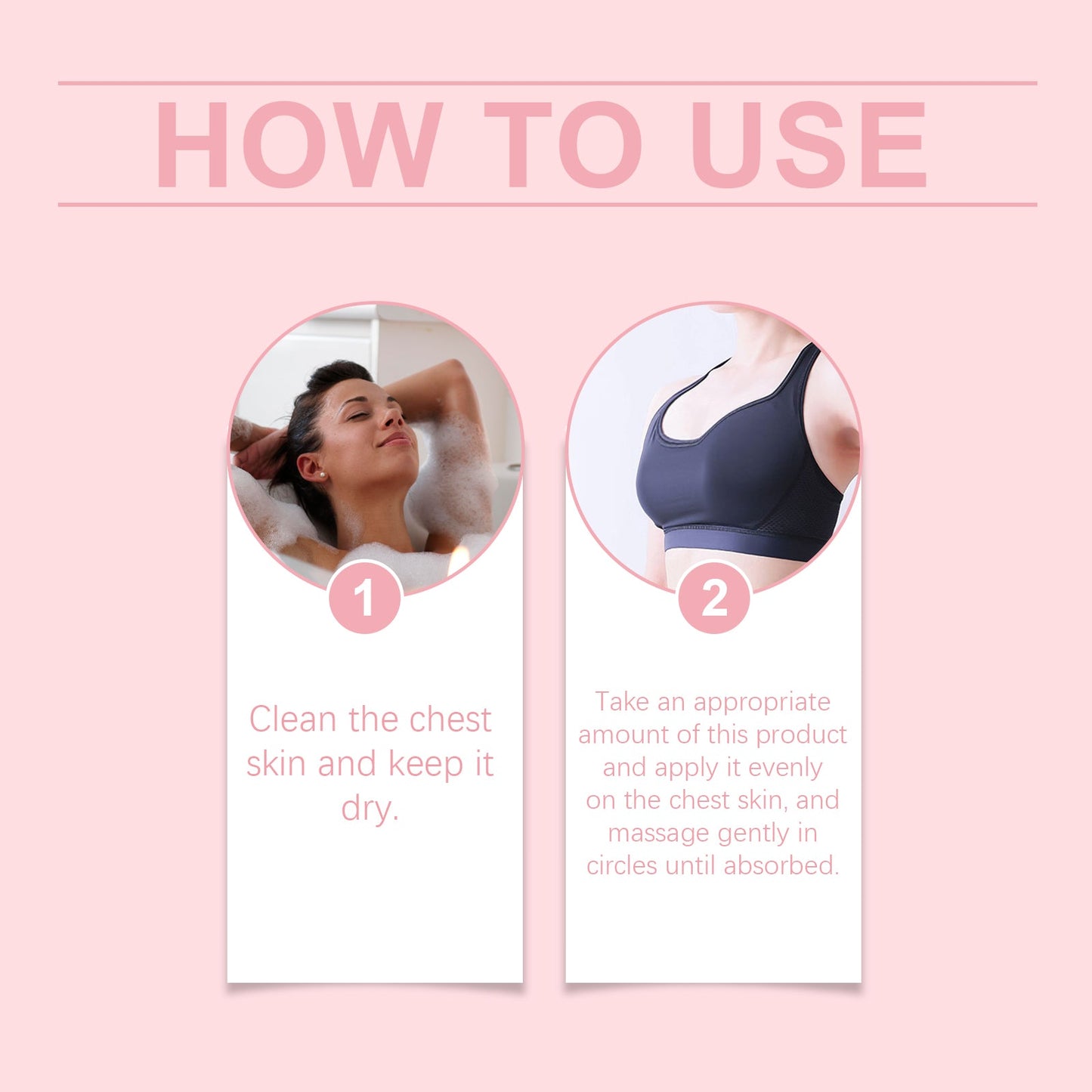 Chest Nourishing Cream Massage Treatment Moisturizes And Moisturizes Elastic Skin Chest Curing Cream