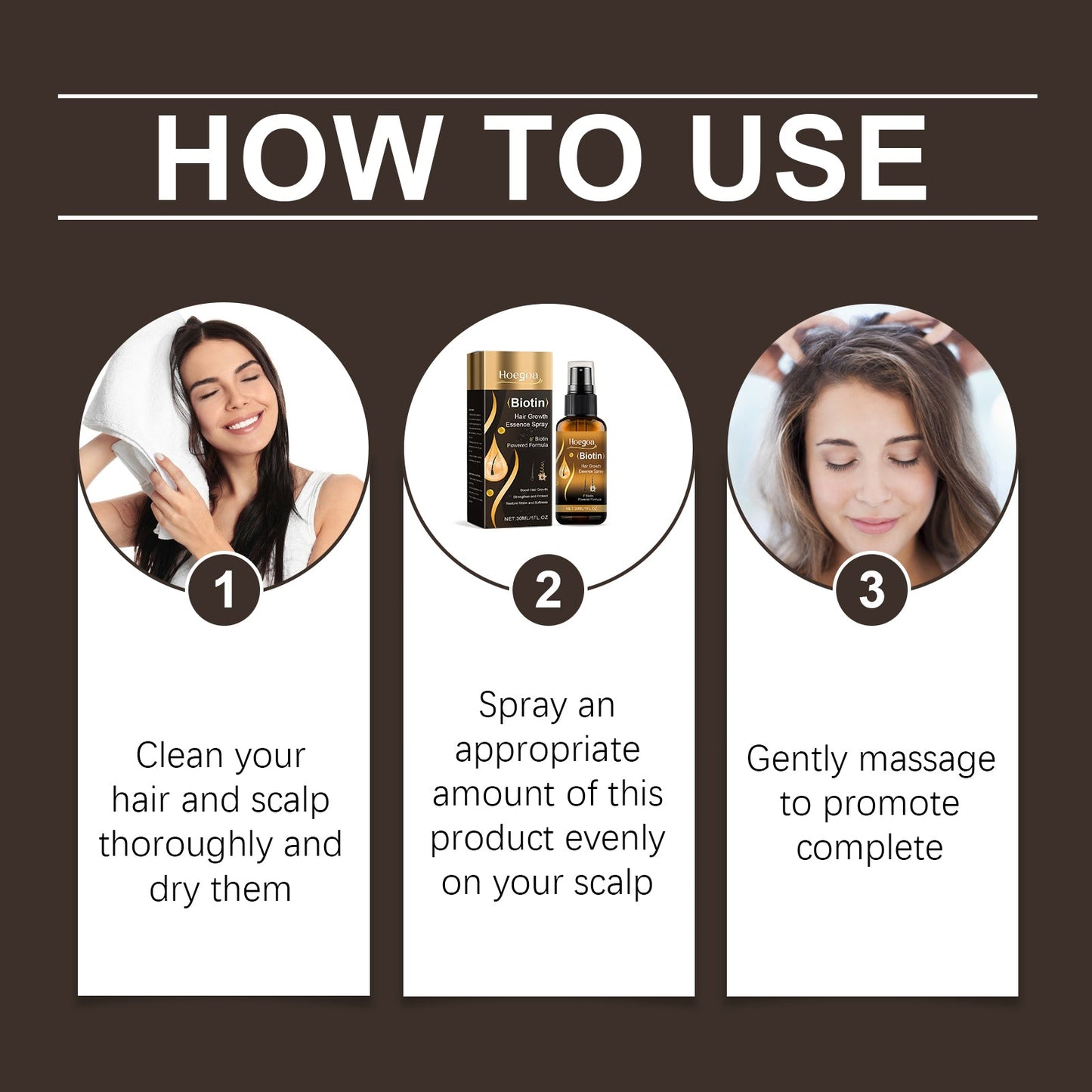 Hair Treatment Spray Strengthens Hair, Nourishes Scalp, Takes Care Of Frizz, Softens And Brightens