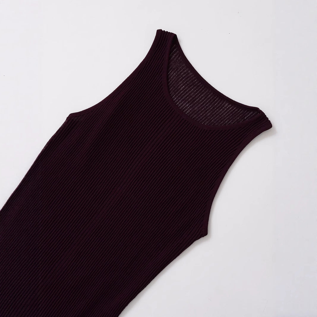 Spring New Style Round Neck Solid Color Women's Design Sense Unique Temperament Suit