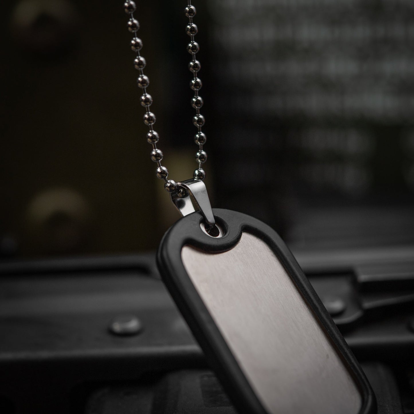 M-Tac Military Dog Tag with Rubber Silencer