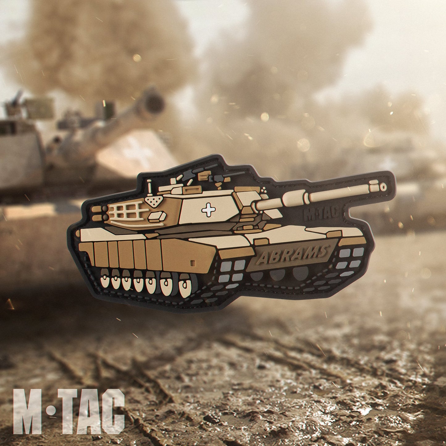 M-Tac Morale Patch ABRAMS (PVC)