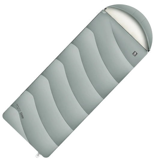 Cotton Envelope Portable Backpacking Sleeping Bag for Outdoor Camping with Compression Sack