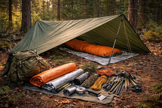 Shelter Building and Tarp Systems for Emergency Survival