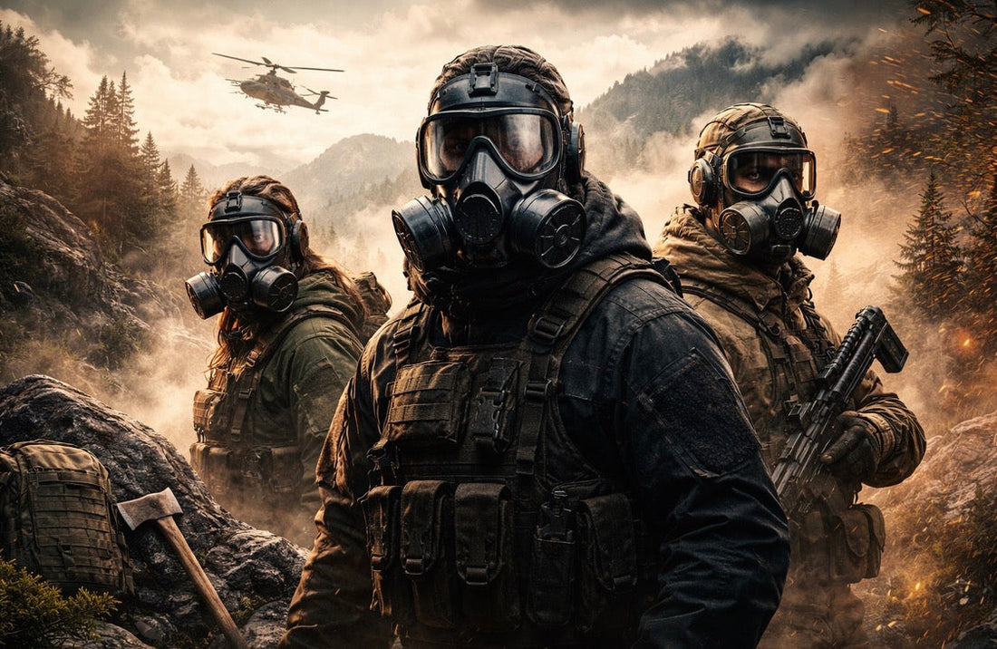 Clean Air and Smoke Protection with Gas Masks and Respirators