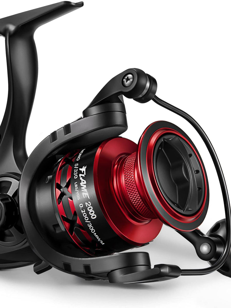 Fishing reel and angling gear
