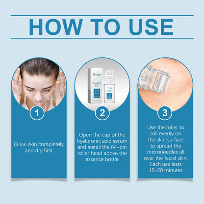 Hyaluronic Acid Face Serum, Radiant Facial Skin Improves Skin Pores And Hydrates