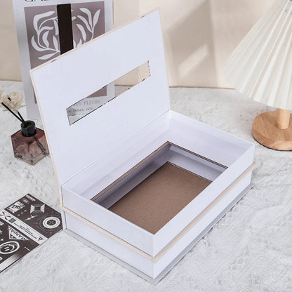 Book Style Tissue Box Napkin Holder Case Paper Box Container Fashion Hotel Storage Box Home Table Decoration Ornaments
