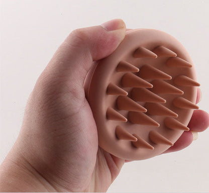 Massage silicone hair brush, head massage comb, scalp cleaning massage brush, hair comb