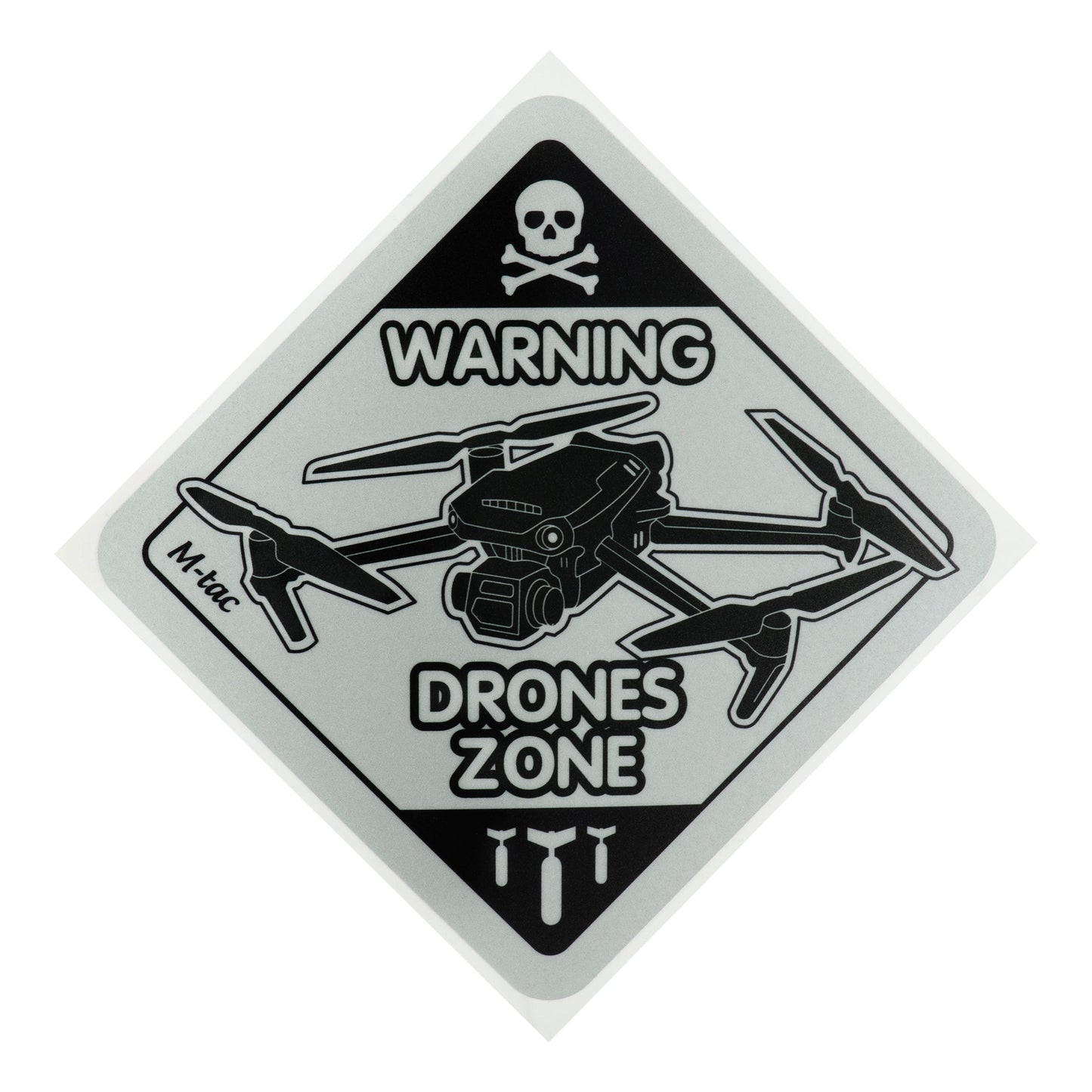 M-Tac Sticker Drones Zone Reflective
