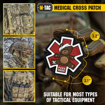 M-Tac Patch Paramedic Bear Embroidery