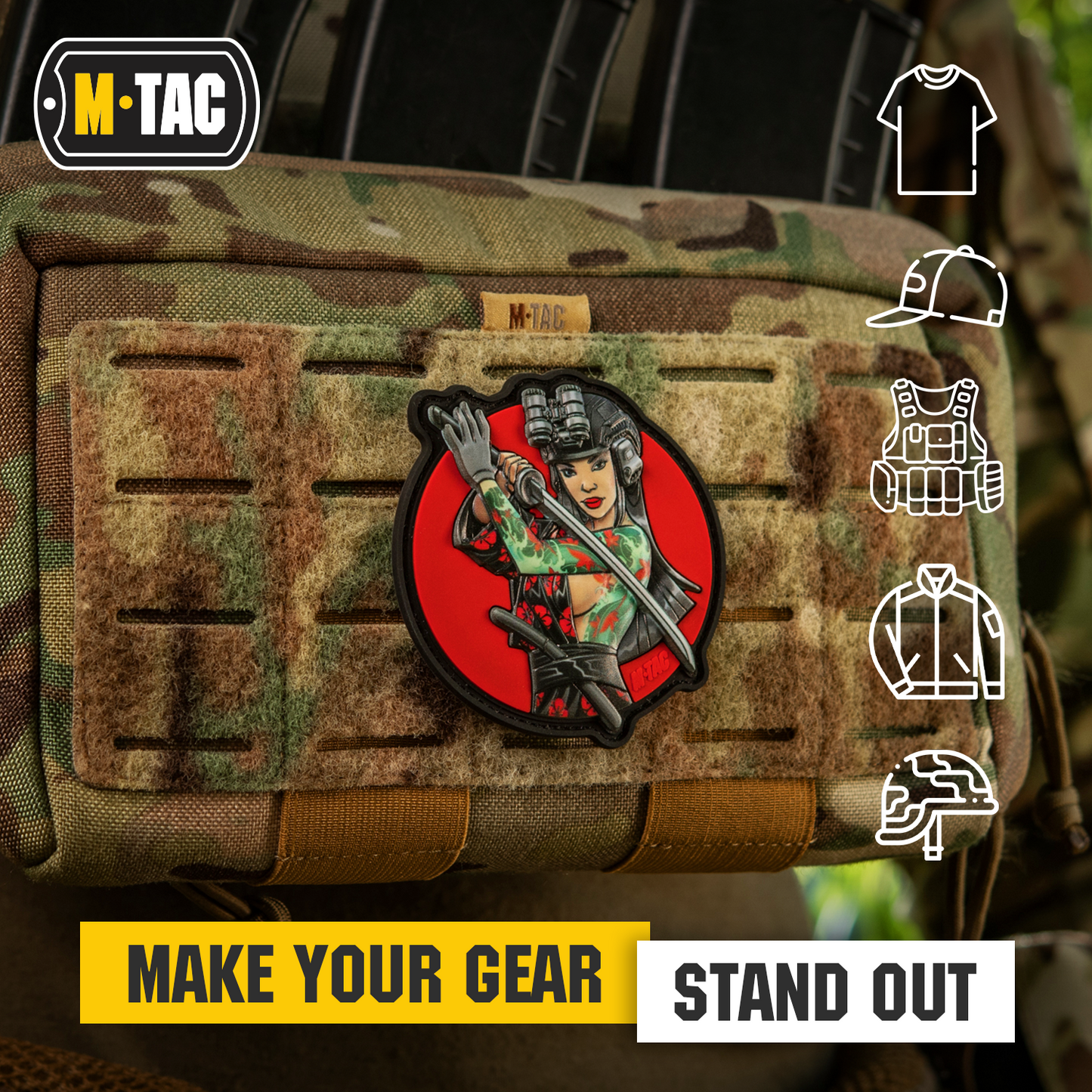 M-Tac Morale Patch Tactical Girl №3