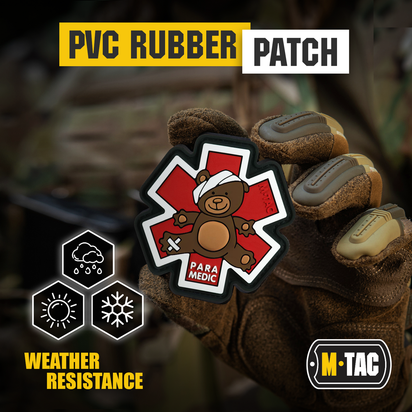 M-Tac Patch Paramedic Bear Embroidery