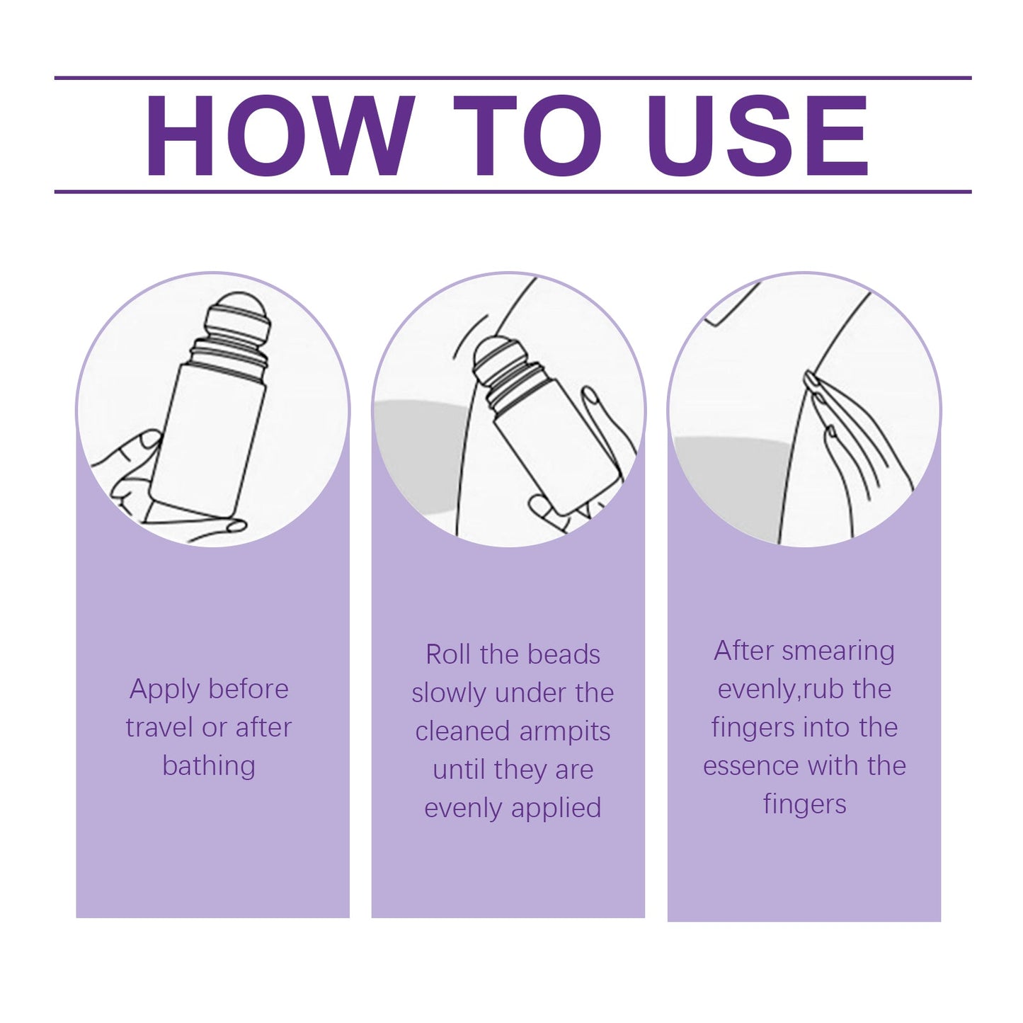 Lavender Deodorant For Summer Armpit Workouts, Sweat Odors Cleaning And Staying Portable Deodorant