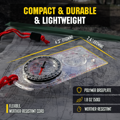 M-Tac Map Compass (Set of 3)
