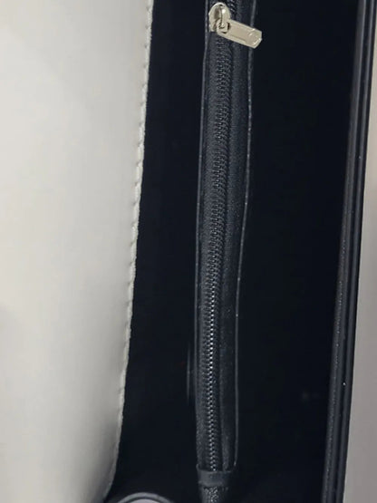 Chain PU Leather Detachable Shoulder Strap Handbag