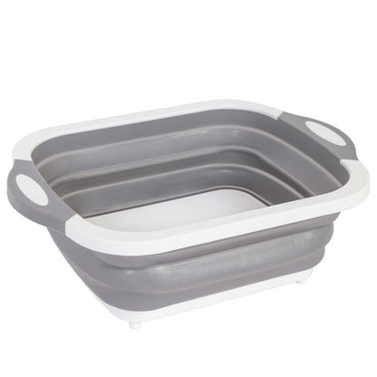 Household Multifunctional Folding Chopping Board Household Japanese Folding Board 3 In 1 All Vegetable Washing Storage