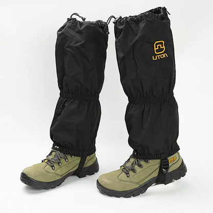 Outdoor Ski Snow Cover for Men and Women Hiking Mountaineering Sport Cycling Anti-snow Anti-sand Leggings Shoes Leg Cover