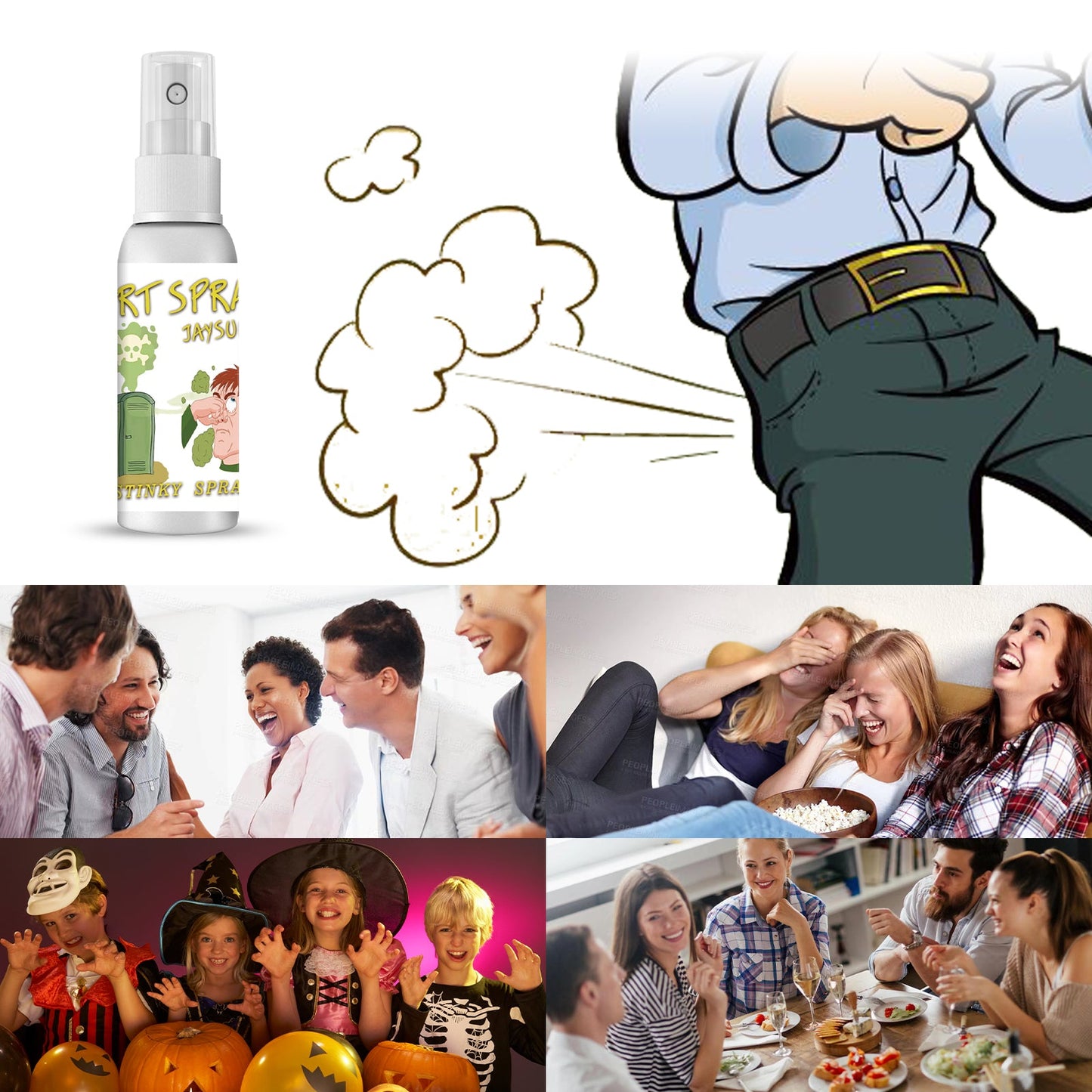 April Fool's Day Smelly Fart Spray, Toy Whole Cup Toy Spoof Smelly Concentrated Liquid