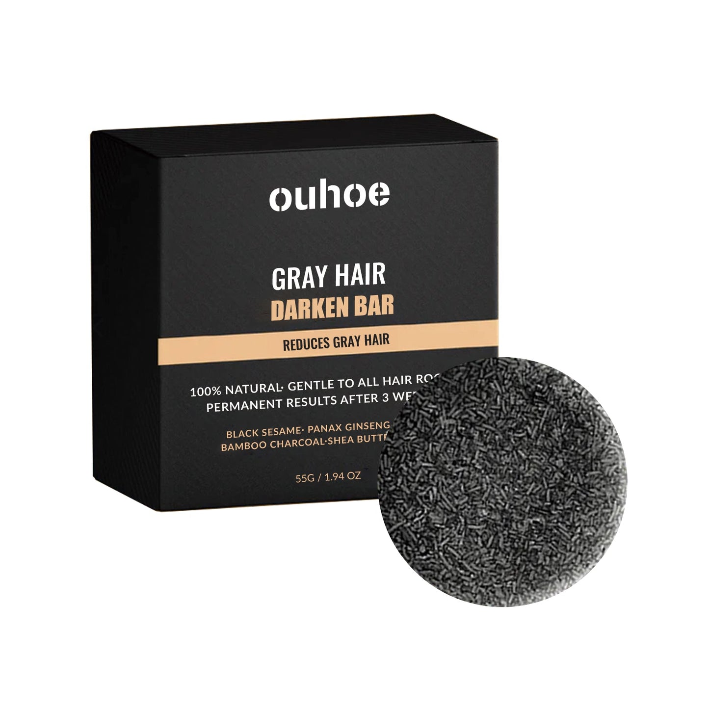 Black Hair Soap, Repair Black Hair Massage Moisturizing Hair Cleansing Soap