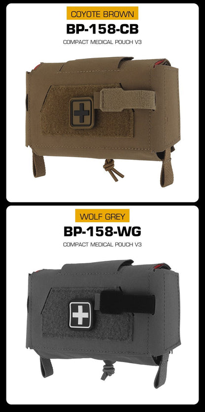Compact Trauma Bag V3 GEN3 Style Agilit MD2 IFAK Tactical Medical First Aid Bag for Hunting Vest Plate Carrier Belt