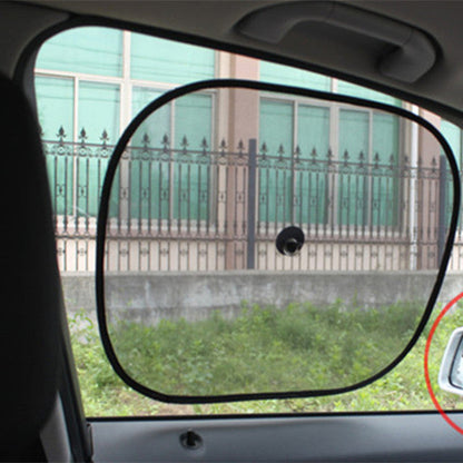 2Pcs/Set 44*37cm Black Car Sun Shade Side Rear Car Window Sunshade Cover sun protectAuto Accessories parasole auto parasol coche