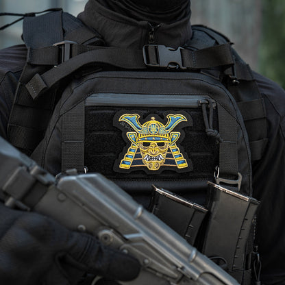 M-Tac Samurai Mask Embroidered Patch
