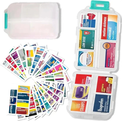 10 Grids Pill Organize Storage