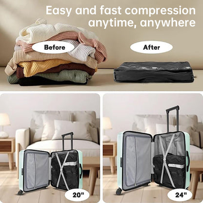 Travel essentials: Vacuum bags, luggage, clothes boxes, packing bags, accessories, compression cubes