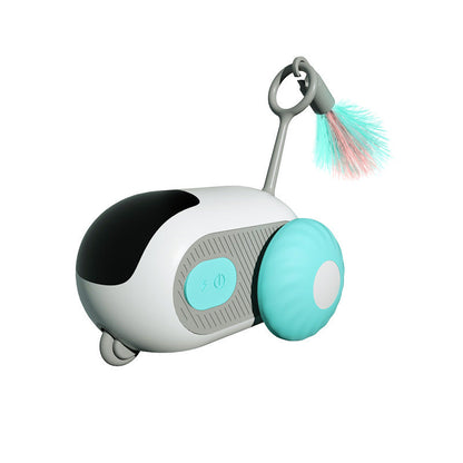 Pet Gravity Intelligent Running Car Remote Control Electric Cat Toy Teasing Stick Cat Pet