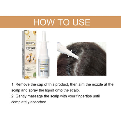 Hair Smoothing Essence Spray, Moisturize Hair Roots, Strengthen Scalp, Prevent Hair Loss, Repair And Smooth