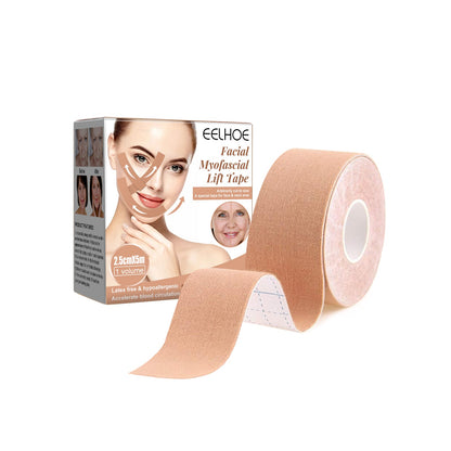 Myofascial Face Tightening Band, Face Anti-Sagging Lift Chin V-Shaped Face Breathable Face Lifting Tape