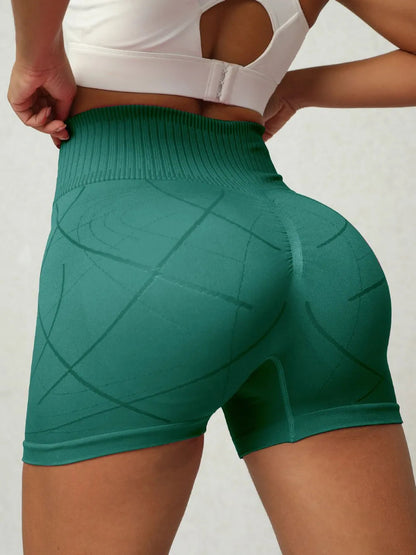 High Waist Active Shorts