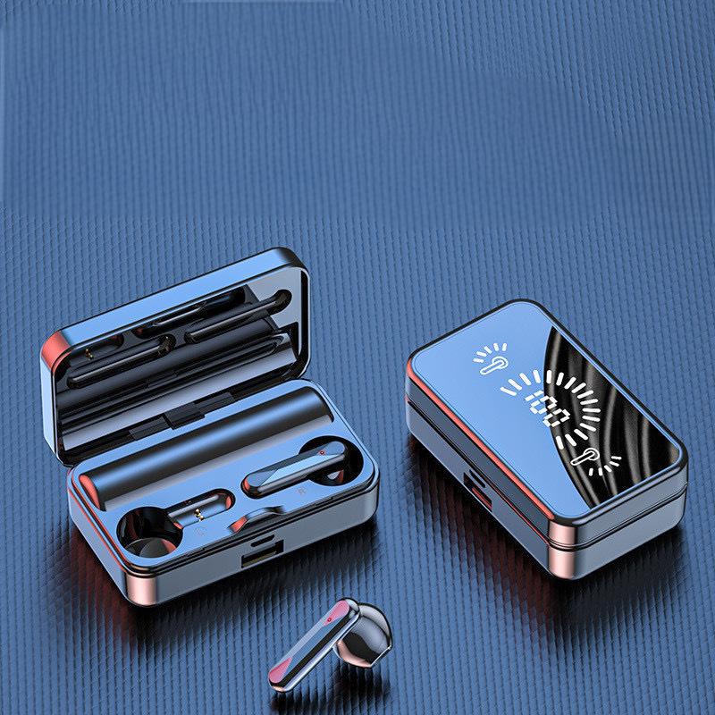 S20 TWS Wireless Bluetooth Headset with Charge Box Noise Cancelling LED Earbuds with Mic Wireless Headphones Bluetooth Earphones