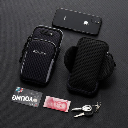 Running phone arm bag men's and women's fitness equipment outdoor handbag wrist bag apple x arm bag sports phone arm cover