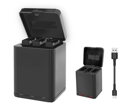 Original probty for GoPro Hero 7 hero 6 hero 5 Black Battery or Triple Charger for Go Pro Hero7 6 hero5 Black camera battery