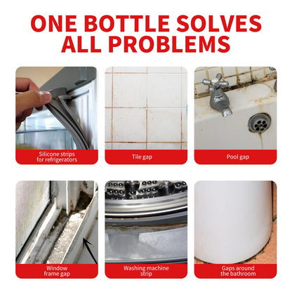 Mildew Remover Gel, Multi-Functional Mildew Remover Wall Tile Crevices Refrigerator Washing Machine Rubber Ring Cleaner