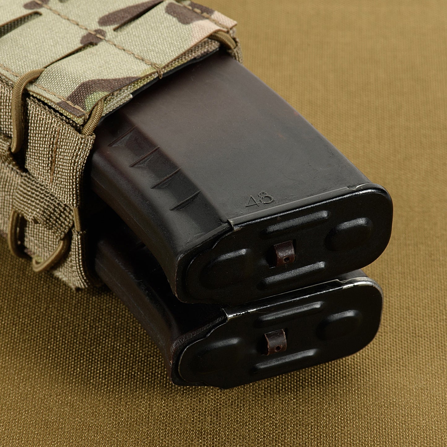 M-Tac Double Open Top AR/AK Mag Pouch Laser Cut