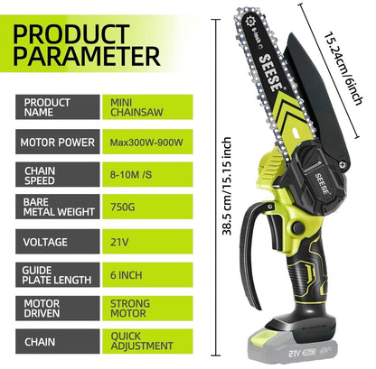 BrushLite Mini Chainsaw