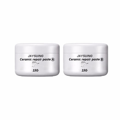 Jaysuing Tile repair agent ceramic paste tile glue adhesive toilet marble pit glaze repair agent